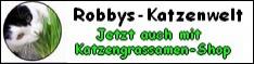 Die Webseite von Robbys-Katzenwelt.de jetzt mit Onlineshop